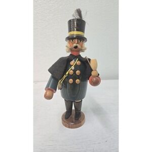 Erzgebirge German Wood Town Cryer Incense Burner Smoker